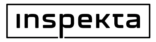 Inspekta logo in bold black font