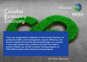 Circular economy training program information and link.