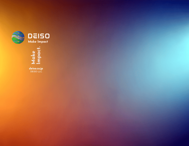 DEISO logo with gradient background