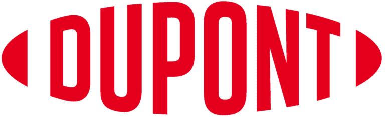 DuPont-logo in rode tekst