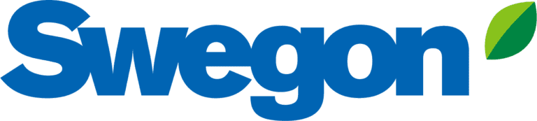 Swegon Swegon logo with green leaf accent
