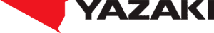 Logo Yazaki con disegno a freccia rossa