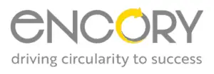 Encory Encory logo: driving circularity to success slogan