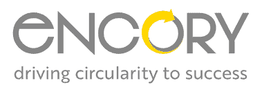 Encory Encory logo: driving circularity to success slogan