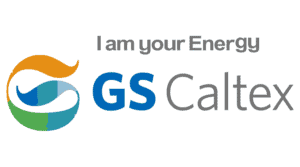 Logo GS Caltex con lo slogan "Io sono la tua energia".