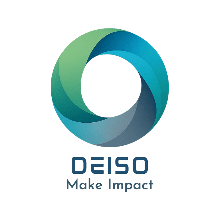 Deiso logo with 'Make Impact' slogan