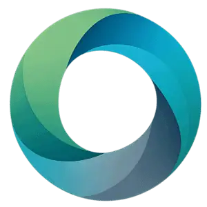 Colorful abstract circular logo design