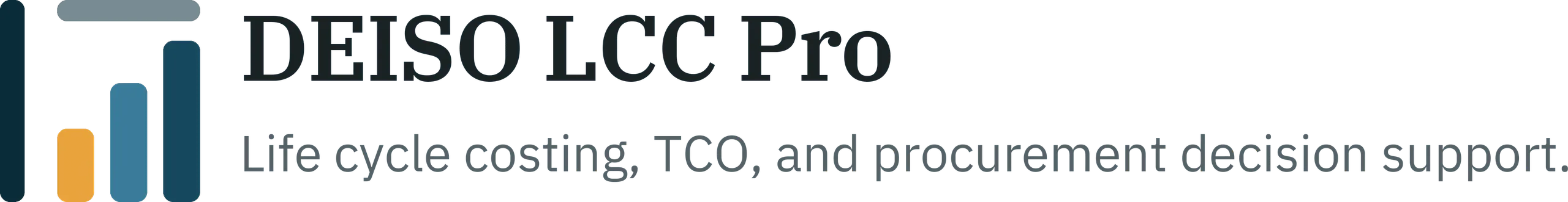 DEISO LCC Pro — life cycle costing, total cost of ownership, and procurement decision support