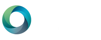 DEISO horizontal compact logo with slogan, white text, transparent background